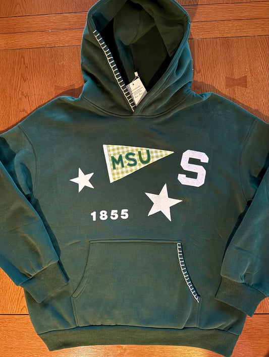 MSU PENNANT HOODIE